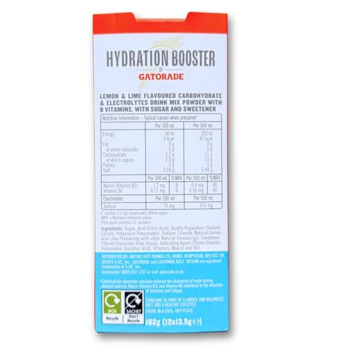 Hydration Booster by Gatorade CarbohydrateElectrolyte Sachets  Hydration Po 1