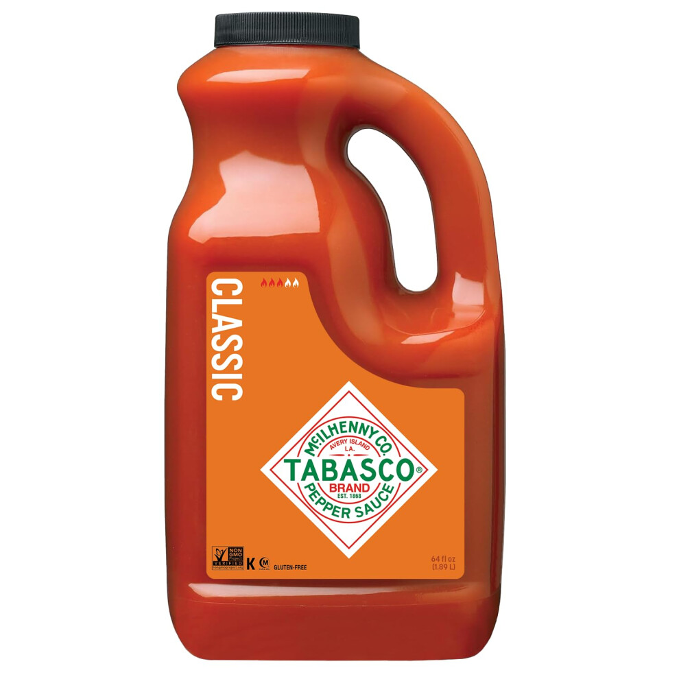 Tabasco Brand Original Pepper Sauce Original 64 Ounce Red