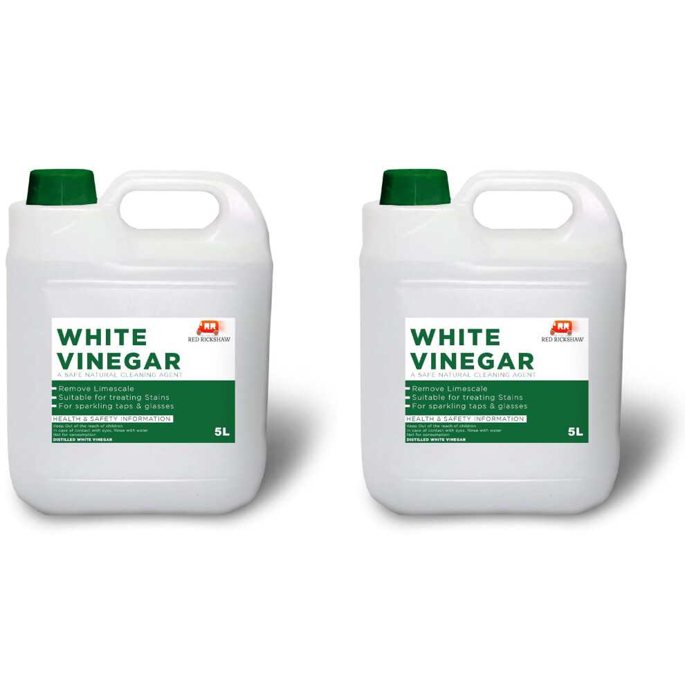 Golden Swan Vinegar For Cleaning Distilled Vinegar 5 Litre Bottle Produce White