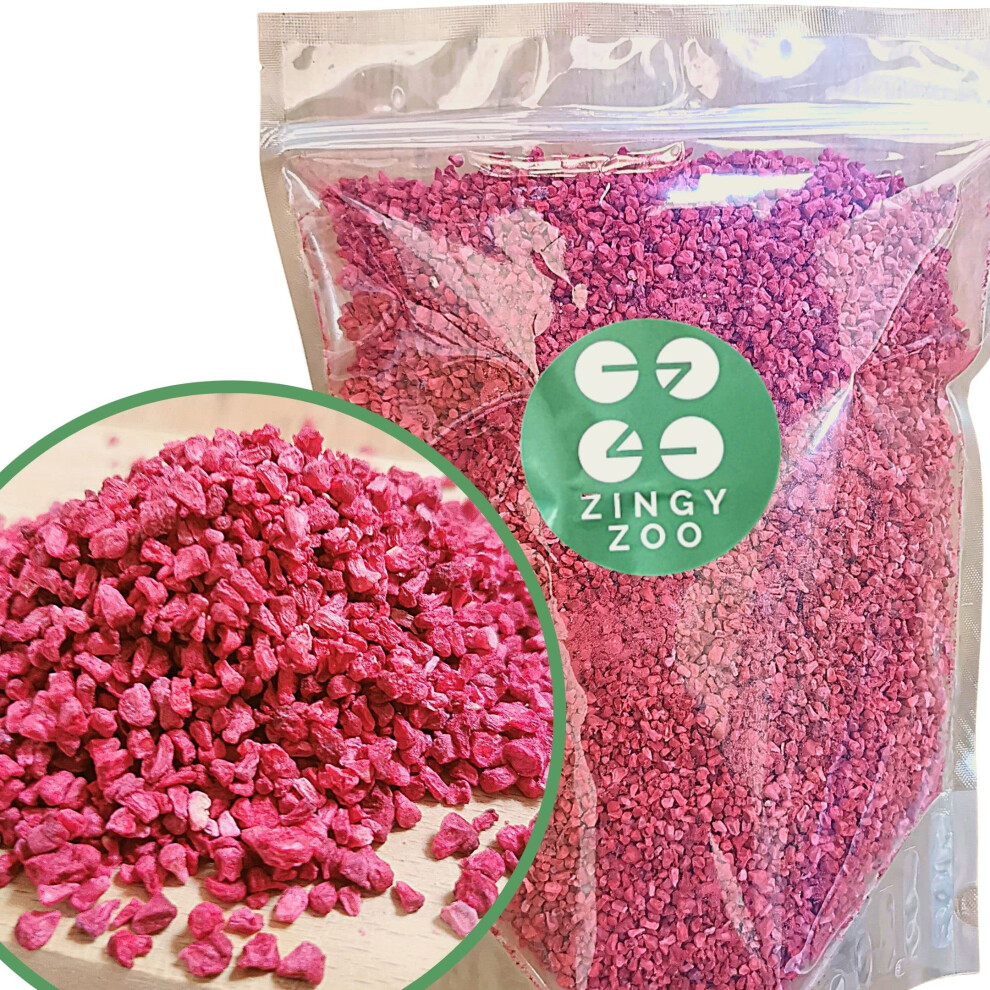 Zingy Zoo Freeze Dried Raspberry Pieces Xl 300G Pure Premium Dried Raspberries Real