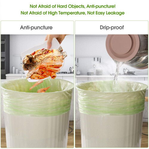 Biodegradable Bin Liner Small Trash Bag Thick Degradable Rubbish Bag Compos 2