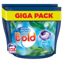 Bold Allin1 PODS Washing Liquid Detergent Tablets  Capsules 128 Washes 64X2