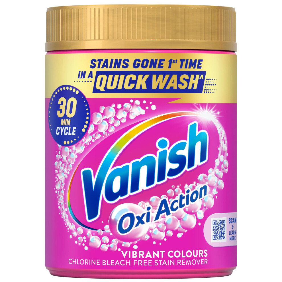 Vanish Oxi Action Laundry Booster And Stain Remover Powder For Colours Gold