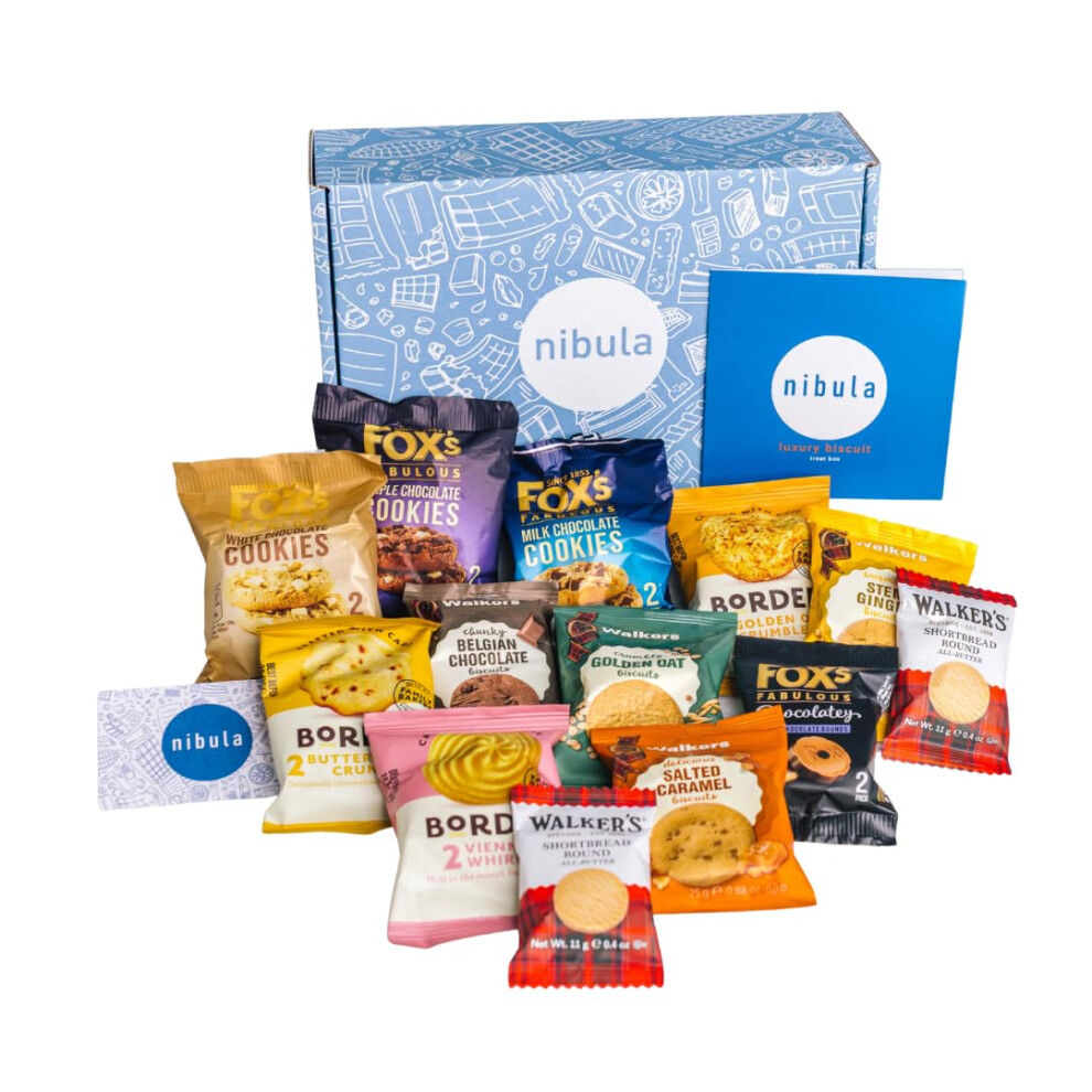 Nibula Luxury Biscuit Gift Hamper Treats Includes Borders Shortbread Choc