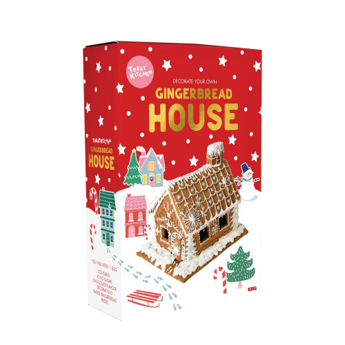 Gingerbread House Decorating Kit – Complete Christmas Cookie Set with Icing