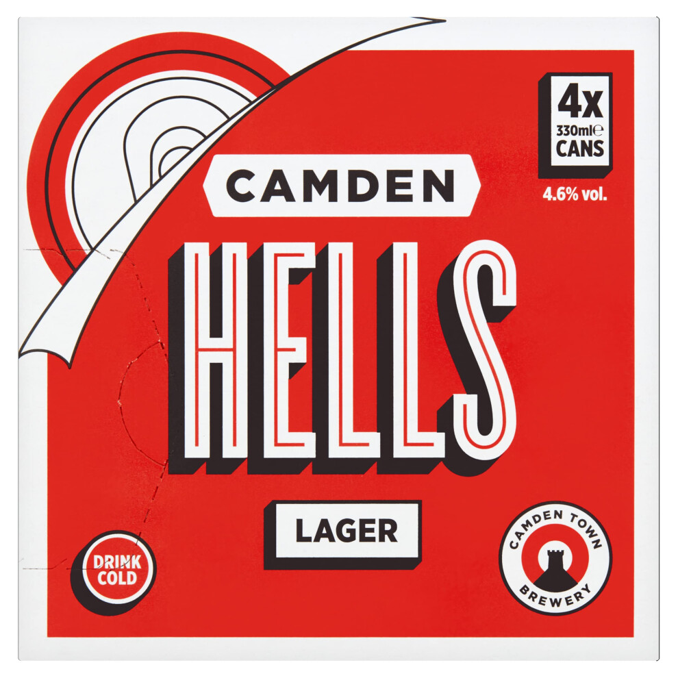 Camden Town Brewery Camden Hells Lager 4 X 330Ml