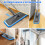 BPAWA Microfibre Mops for Cleaning Floors: Flat 4