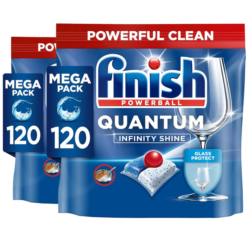 Finish Quantum Infinity Shine Dishwasher Tablets Bulk Scent Fresh Size 2