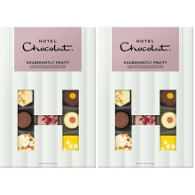 Hotel Chocolat Exuberantly Fruity HBox 170g 18Piece Fruity Dark White Milk