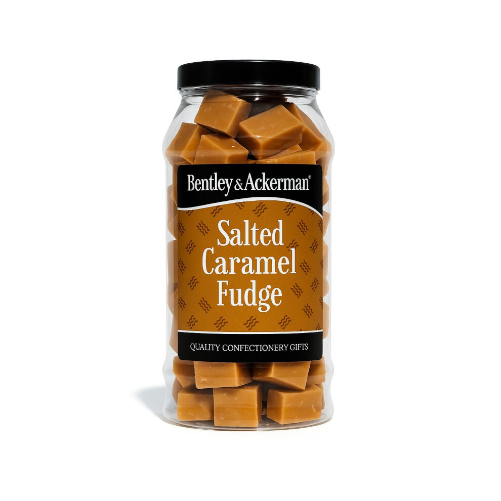 Bentley & Ackerman Salted Caramel Fudge 520G Original Salted Caramel Fudge In A Gift Jar By B