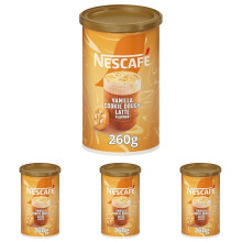 Nescafe Vanilla Cookie Dough Latte Coffee 260g Tub Pack of 4