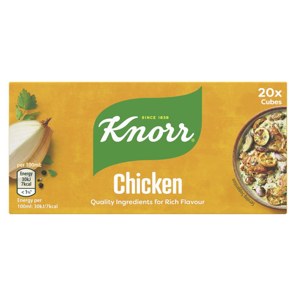 Knorr Chicken Stock Cubes Glutenfree To Add A Rich Chicken Flavour To Your