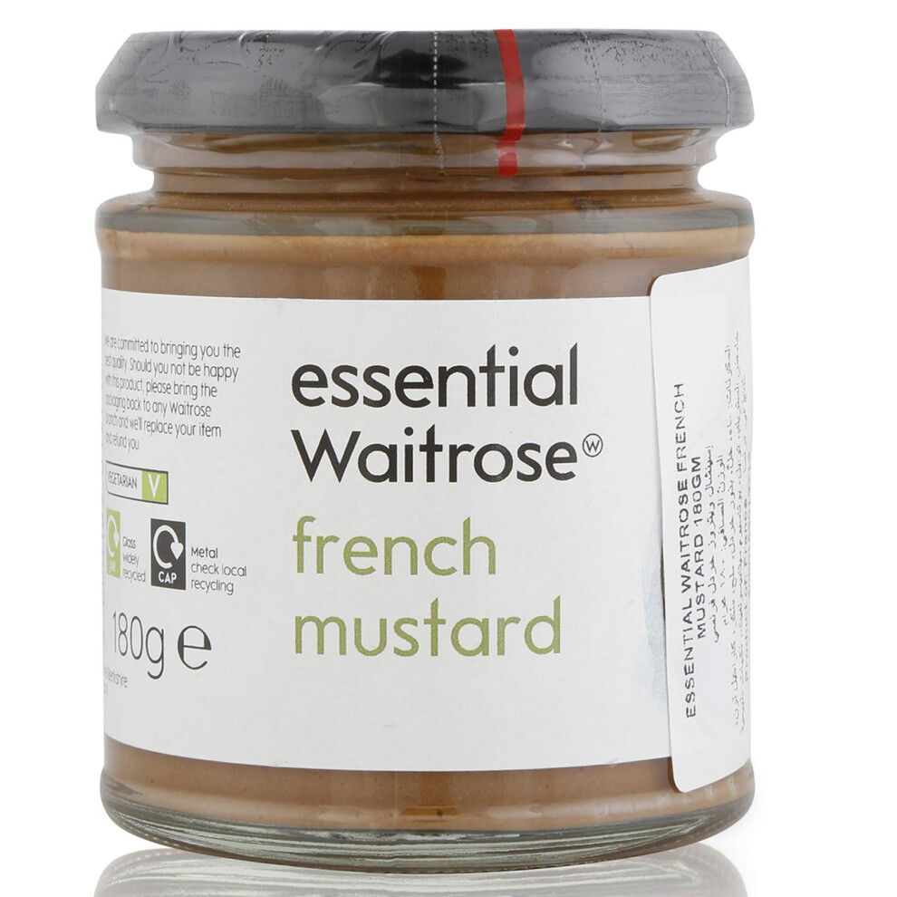 Essential Waitrose French Mustard 180G