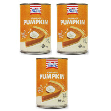 America's Finest | Pack of 3 | Pumpkin Puree - 100% Pure Pumpkin - 425g Tin