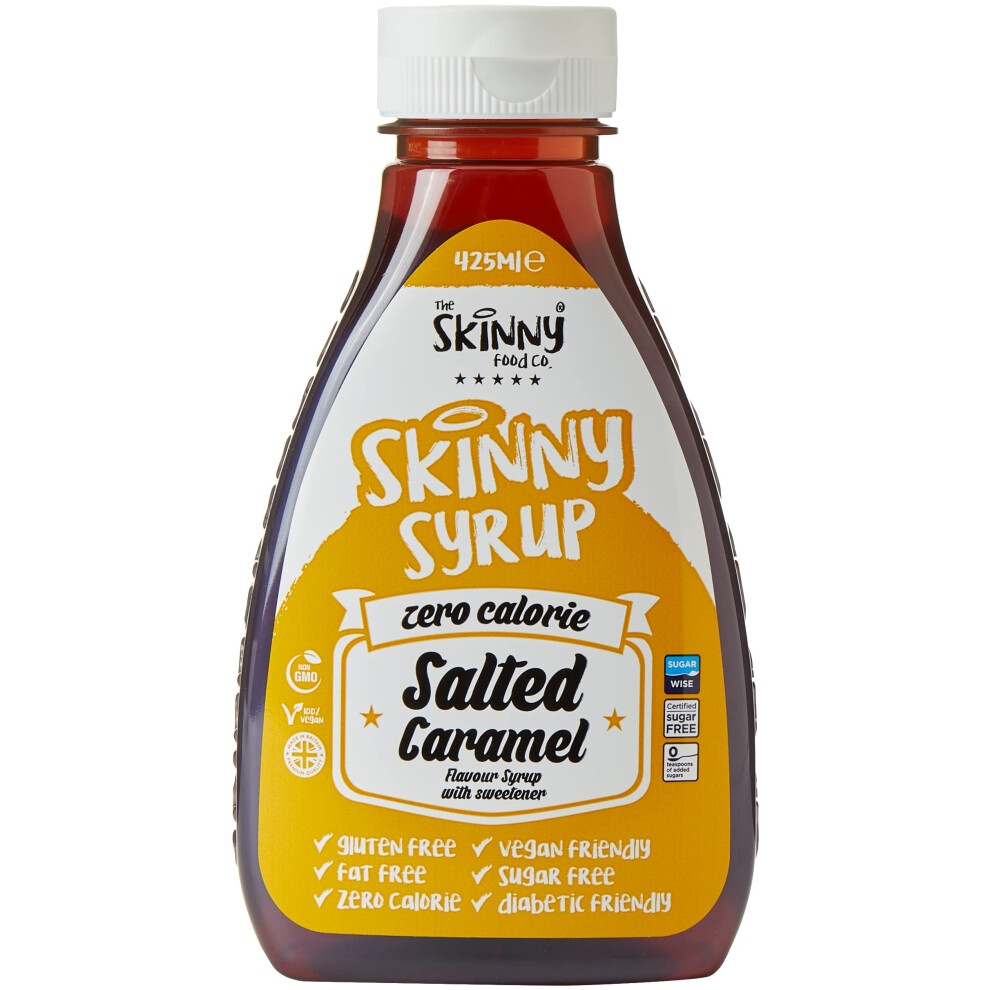 The Skinny Food Co Syrup Twin Pack Sw Salted Caramel Vanilla Syrup Dessert