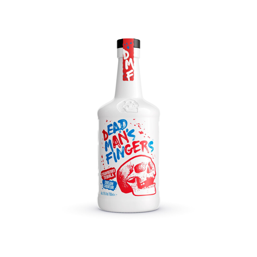 Dead Man's Fingers Strawberry Tequila Liqueur 70Cl Cream