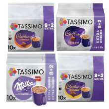 Tassimo Hot Chocolate lovers Variety Pack Capsules – Cadbury Caramel Orange