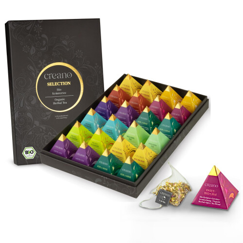 Creano Premium Organic Herbal Tea Gift Set 24pcs
