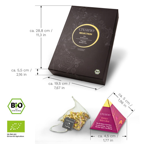 Creano Premium Organic Herbal Tea Gift Set 24pcs 1