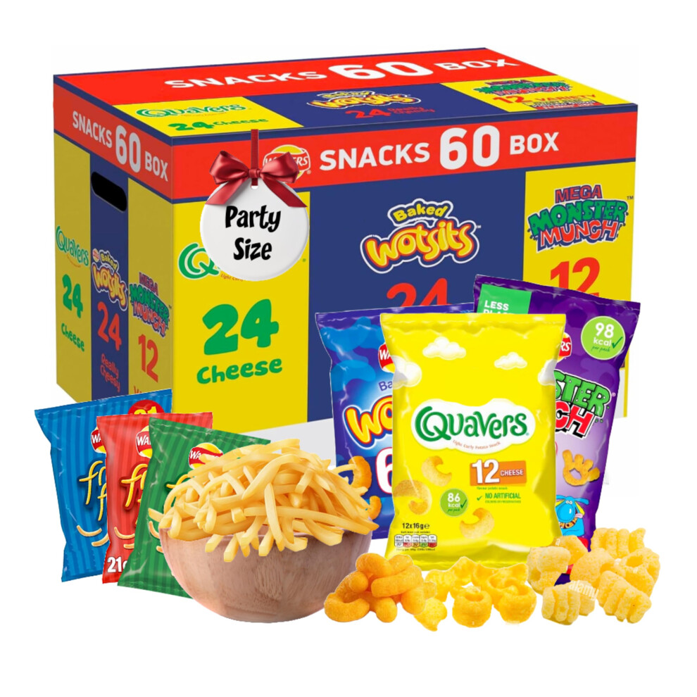 Topline Assorted Flavour Crisps Multipack Box - Variety