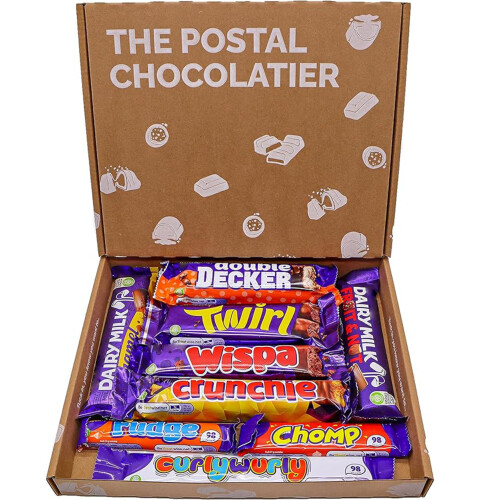 Dairy Milk Chocolate Gift Box Hamper Full Sized Bars Letterbox Friendly Per