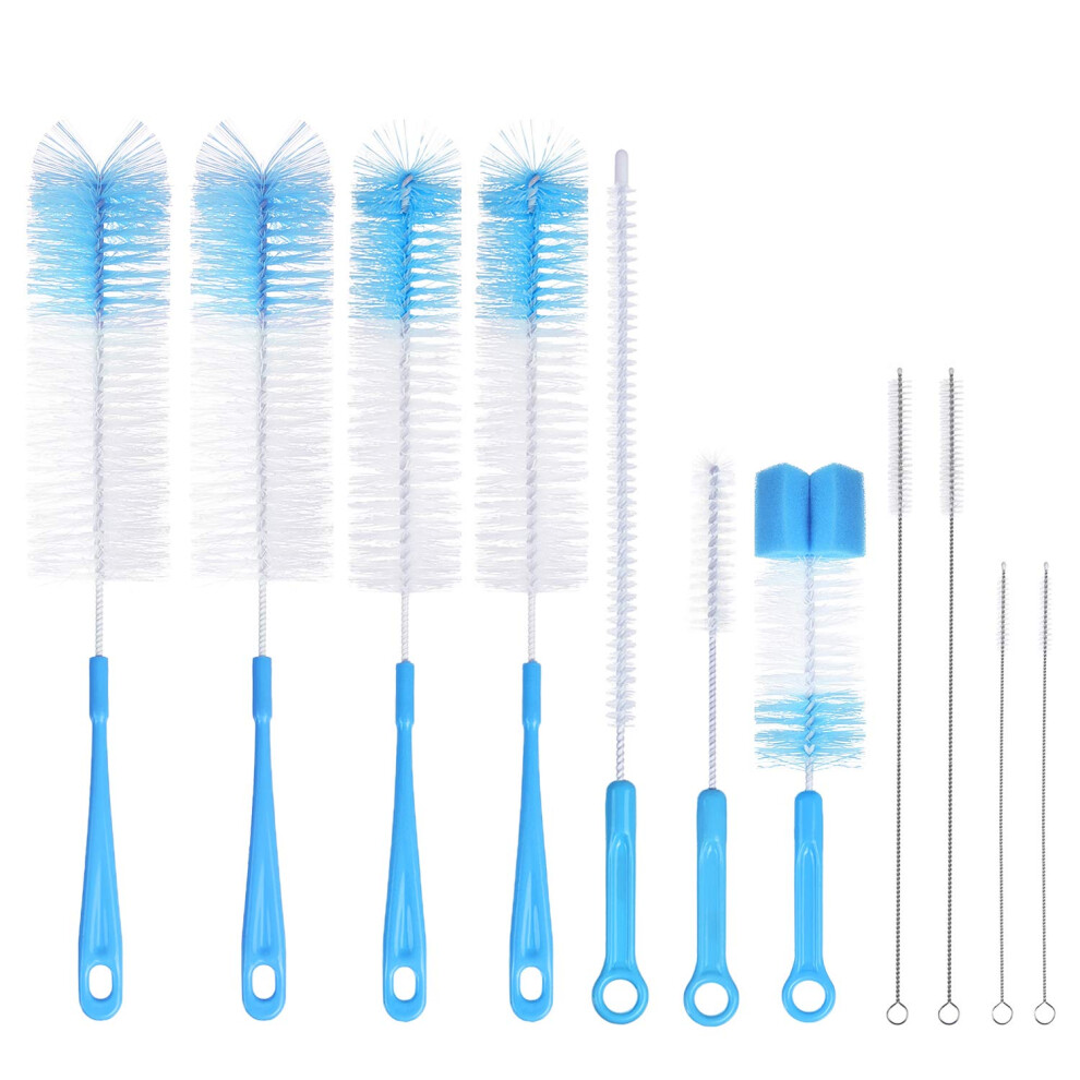 Vicloon Bottle Brushes 11Pcs Multipurpose Bottle Cleaning Brushes Nonscratc
