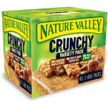 Nature Valley Crunchy Granola Bars Variety Pack of 40 Bars