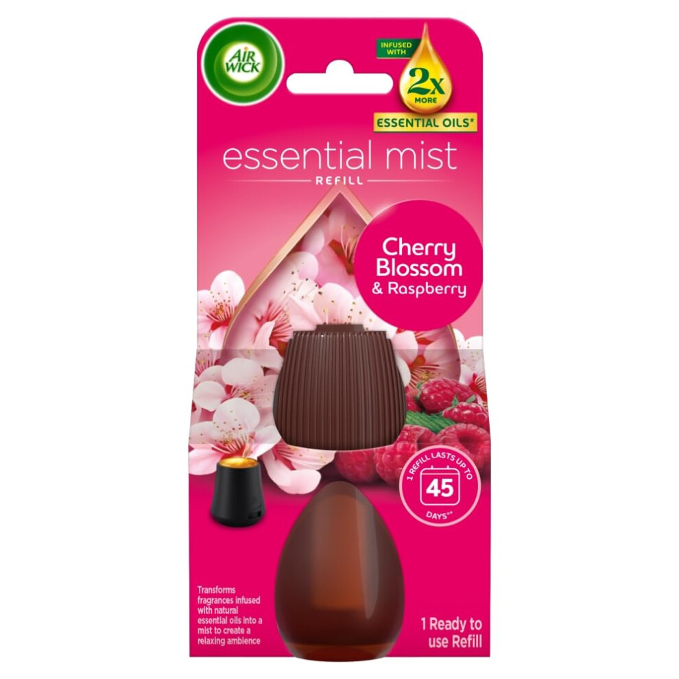 Airwick Air Wick Cherry Blossom Raspberry Essential Mist Single Refill 1X20ml Last