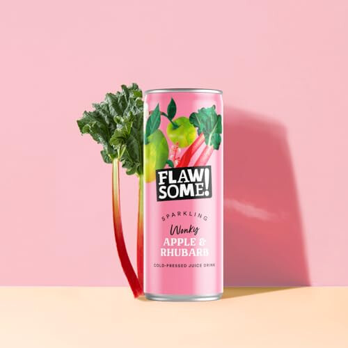 Flawsome! Lightly Sparkling Apple & Rhubarb Juice 2