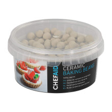 Chef Aid Reusable Ceramic Baking Beans and Blind Weights in Storage tub Ove