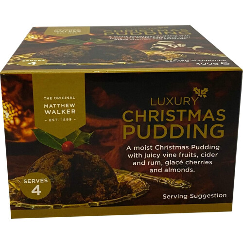 Matthew Walker Luxury Christmas Pudding 400g 1