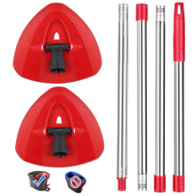 Sgizoku 2 Spin Mop Base with Handle Compatible with Vileda Turbo 2in13in1 M