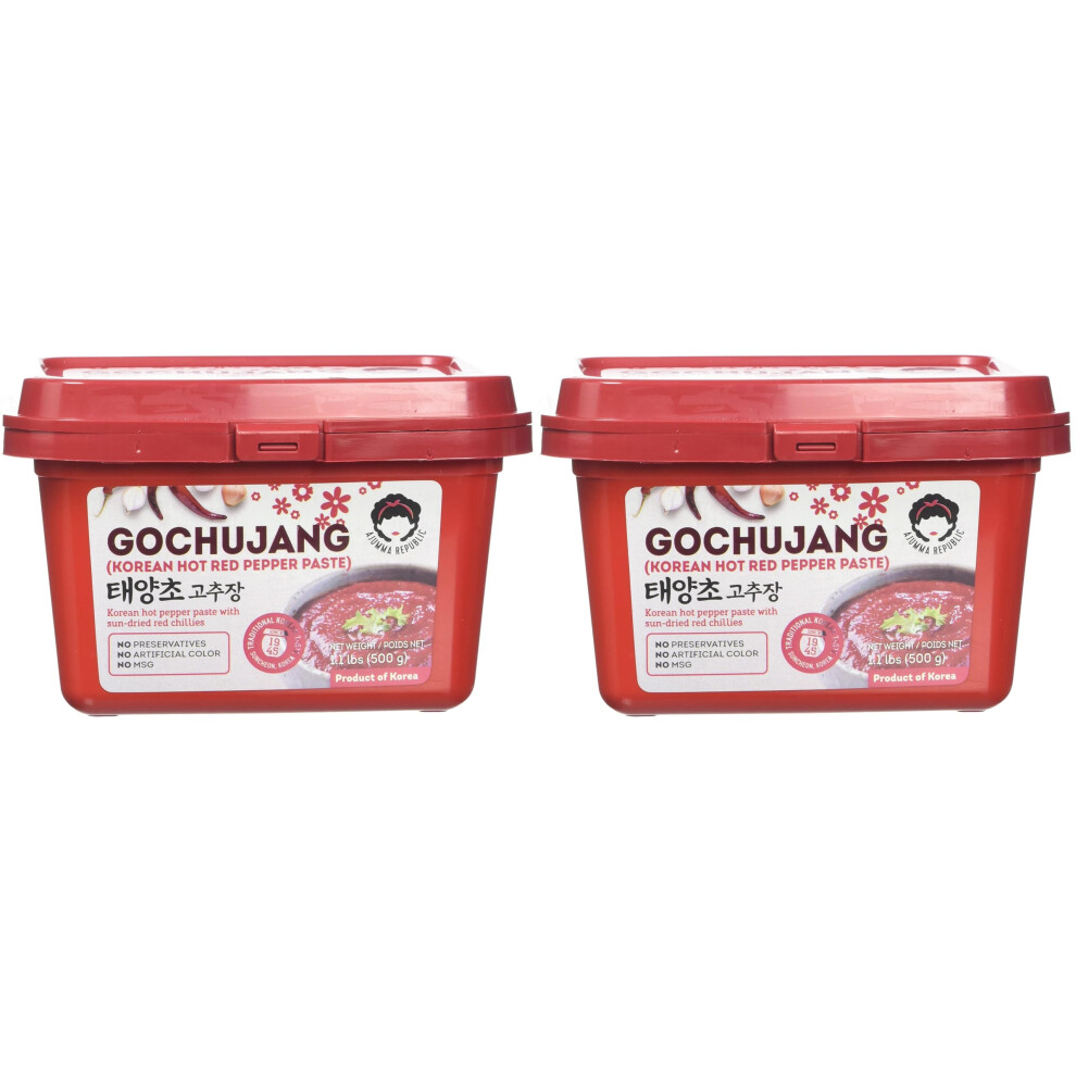 Ajumma Republic Gochujang Chilli Paste 500G Pack Of 2