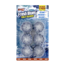 Mighty Burst Fresh Blues Toilet Block 6 Pack Cistern Blocks That Freshen Cl