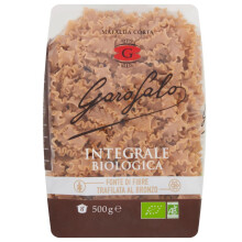 Garofalo Wholewheat Organic Mafalda Corta Italian Pasta 500g Pack of 1