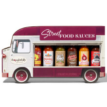 Thoughtfully Gourmet Street Food Sauces Hot Sauce and BBQ Gift Set Flavours