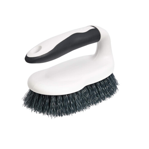 Amazon Amazon Basics All Purpose Rectangular Scrub Brush 2pack White  Black 1