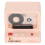 Vintage Pink Bluetooth Cassette Player with Multi Play and Light Effects 3