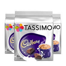 TASSIMO CADBURY Hot Chocolate x3 Packs Total 24 T Discs Capsules