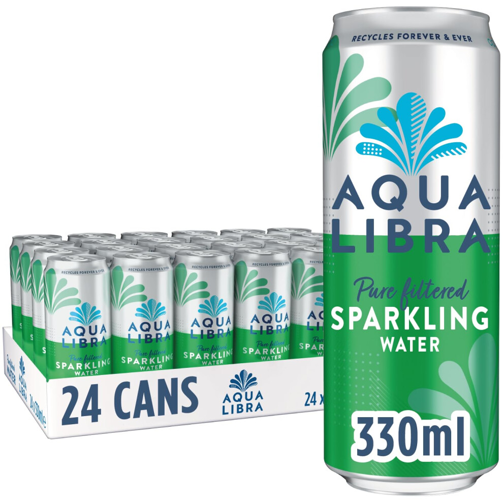 Aqua Libra Sparkling Water 330 Ml Pack Of 24