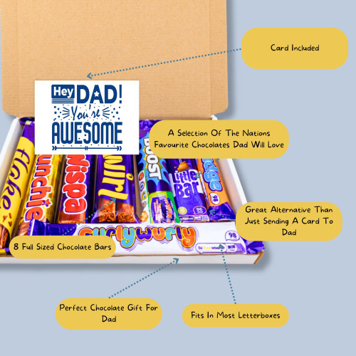 Best Dad Chocolate Gift Hamper  Chocolate Lover Gift Box Hamper  8 Chocolat 1