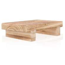 Wooden Foot Stool Lightweight Step Bench for Adults Bedroom and Bathroom Use Stable Comfort and Support