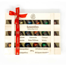 Leonidas Belgian Chocolate Liquors – 18 Piece Assortment Dark Chocolate Li