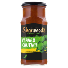 Sharwoods Indian Green Label Mango Chutney – Classic Indian Style Smooth F