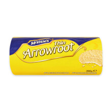 McVities Thin Arrowroot Biscuits 200 g Pack of 1