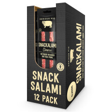 Serious Pig Snackalami Classic Salami Snacks (12 x 30g)