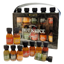 Hot Sauce Gift Set for Men  Gourmet 10 Different Flavour Hot Sauce Collecti