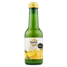 Biona Organic Lemon Juice 200ml Pack of 6  100 Natural Organic Ingredients
