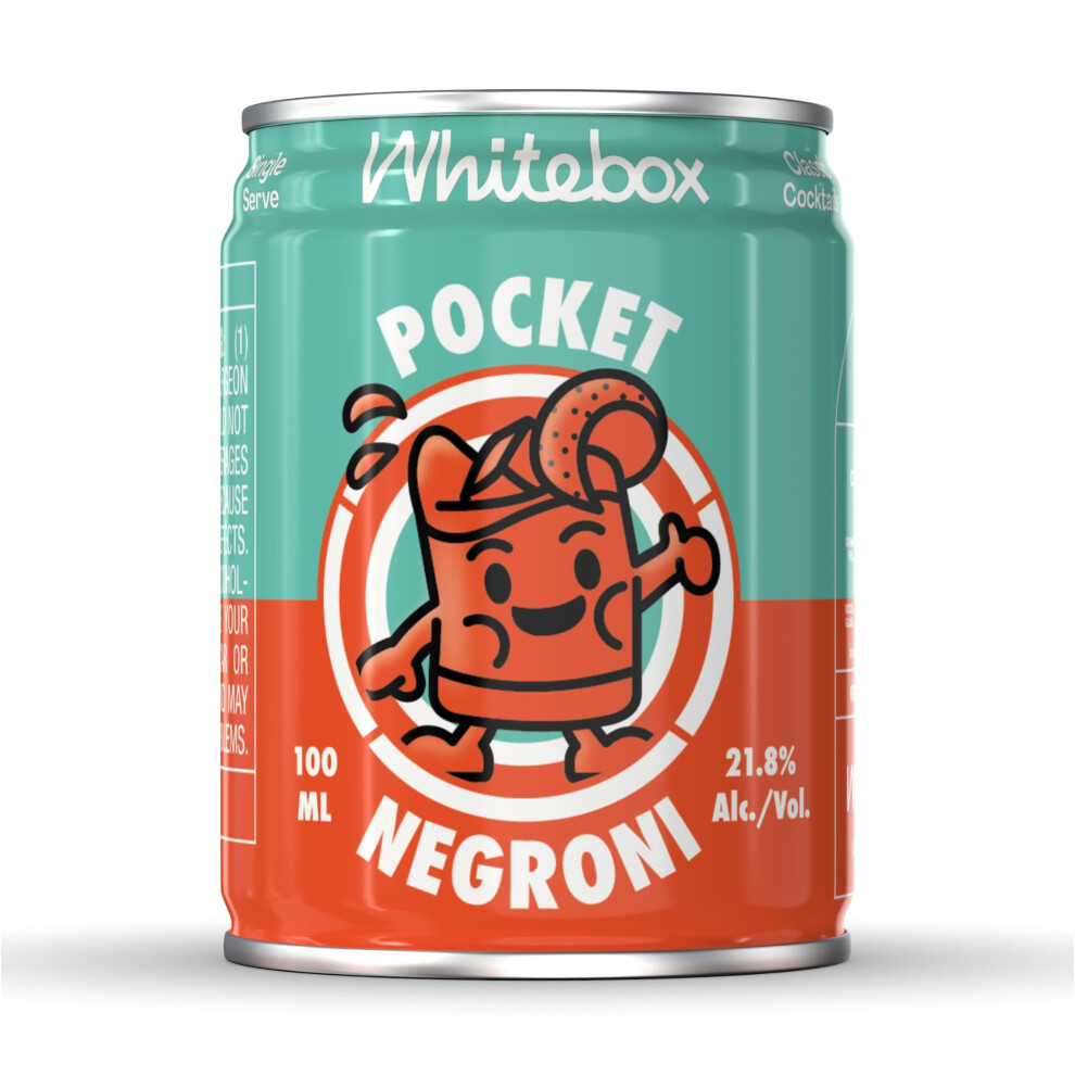 Whitebox Cocktails Single Serve Classic Pocket Negroni — Single Cocktail Ca
