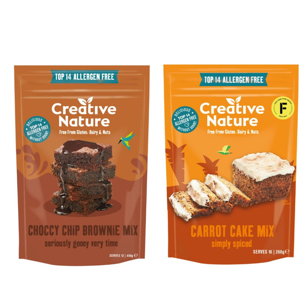 Creative Nature Gluten Free Cake Mix Vegan Carrot Cake Mix Brownie Mix N